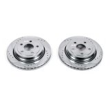 Power Stop 11-19 Dodge Durango Rear Evolution Drilled & Slotted Rotors - Pair thumbnail 1