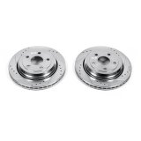 Power Stop 11-19 Dodge Durango Rear Evolution Drilled & Slotted Rotors - Pair thumbnail 2