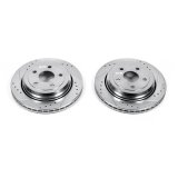 Power Stop 11-19 Dodge Durango Rear Evolution Drilled & Slotted Rotors - Pair thumbnail 3