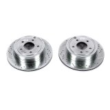 Power Stop 12-15 Chevrolet Captiva Sport Rear Evolution Drilled & Slotted Rotors - Pair thumbnail 1