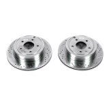 Power Stop 12-15 Chevrolet Captiva Sport Rear Evolution Drilled & Slotted Rotors - Pair thumbnail 2