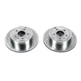 Power Stop 12-15 Chevrolet Captiva Sport Rear Evolution Drilled & Slotted Rotors - Pair thumbnail 3
