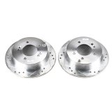 Power Stop 06-10 Hyundai Sonata Rear Evolution Drilled & Slotted Rotors - Pair thumbnail 1