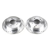 Power Stop 06-10 Hyundai Sonata Rear Evolution Drilled & Slotted Rotors - Pair thumbnail 2