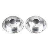 Power Stop 06-10 Hyundai Sonata Rear Evolution Drilled & Slotted Rotors - Pair thumbnail 3