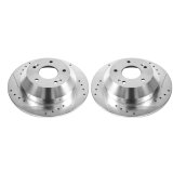Power Stop 10-18 Hyundai Santa Fe Rear Evolution Drilled & Slotted Rotors - Pair thumbnail 2