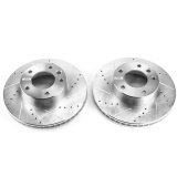 Power Stop 13-14 Mercedes-Benz G63 AMG Front Evolution Drilled & Slotted Rotors - Pair thumbnail 2