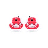 Power Stop 92-98 BMW 318i Front Red Calipers w/Brackets - Pair thumbnail 2