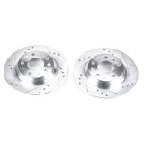 Power Stop 06-12 Ford Fusion Rear Evolution Drilled & Slotted Rotors - Pair thumbnail 1