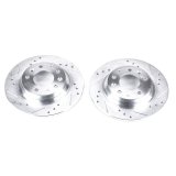 Power Stop 06-12 Ford Fusion Rear Evolution Drilled & Slotted Rotors - Pair thumbnail 3