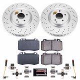Power Stop 02-04 Mercedes-Benz C32 AMG Front Z23 Evolution Sport Coated Brake Kit thumbnail 1