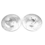 Power Stop 17-18 Mercedes-Benz C43 AMG Rear Evolution Drilled & Slotted Rotors - Pair thumbnail 1