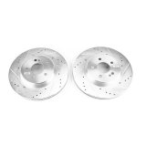 Power Stop 17-18 Mercedes-Benz C43 AMG Rear Evolution Drilled & Slotted Rotors - Pair thumbnail 2