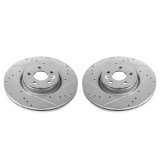 Power Stop 12-18 Volvo S60 Front Evolution Drilled & Slotted Rotors - Pair thumbnail 1