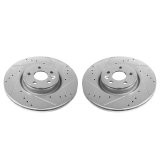 Power Stop 12-18 Volvo S60 Front Evolution Drilled & Slotted Rotors - Pair thumbnail 2