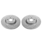 Power Stop 12-18 Volvo S60 Front Evolution Drilled & Slotted Rotors - Pair thumbnail 3