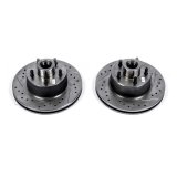 Power Stop 75-76 Chrysler Cordoba Front Evolution Drilled & Slotted Rotors - Pair thumbnail 1