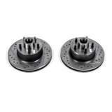 Power Stop 75-76 Chrysler Cordoba Front Evolution Drilled & Slotted Rotors - Pair thumbnail 2