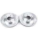 Power Stop 95-00 Mazda Millenia Front Evolution Drilled & Slotted Rotors - Pair thumbnail 2