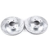 Power Stop 95-00 Mazda Millenia Front Evolution Drilled & Slotted Rotors - Pair thumbnail 3