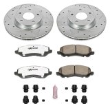 Power Stop 11-14 Chrysler 200 Front Z26 Street Warrior Brake Kit thumbnail 1