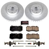 Power Stop 07-08 Mercedes-Benz CL550 Front Z23 Evolution Sport Coated Brake Kit thumbnail 1