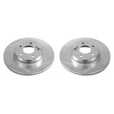 Power Stop 12-16 Mercedes-Benz C250 Rear Evolution Drilled & Slotted Rotors - Pair thumbnail 1