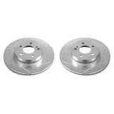 Power Stop 12-16 Mercedes-Benz C250 Rear Evolution Drilled & Slotted Rotors - Pair thumbnail 2