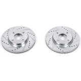 Power Stop 09-14 Nissan Cube Front Evolution Drilled & Slotted Rotors - Pair thumbnail 2