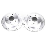 Power Stop 03-05 Chevrolet Astro Rear Evolution Drilled & Slotted Rotors - Pair thumbnail 1