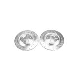 Power Stop 15-16 Mercedes-Benz SL400 Rear Evolution Drilled & Slotted Rotors - Pair thumbnail 2