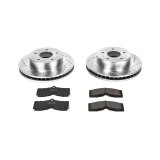 Power Stop 63-82 Chevrolet Corvette Front Z23 Evolution Sport Brake Kit thumbnail 1