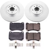 Power Stop 2011 Hyundai Equus Front Z17 Evolution Geomet Coated Brake Kit thumbnail 1