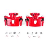Power Stop 04-08 Mitsubishi Endeavor Rear Red Calipers w/Brackets - Pair thumbnail 2