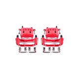 Power Stop 16-17 Subaru Crosstrek Front Red Calipers w/Brackets - Pair thumbnail 1