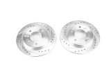 Power Stop 17-19 Hyundai Ioniq Rear Evolution Drilled & Slotted Rotors - Pair thumbnail 2