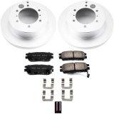 Power Stop 91-00 Mitsubishi Montero Rear Z17 Evolution Geomet Coated Brake Kit thumbnail 1