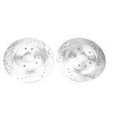 Power Stop 17-19 Chrysler Pacifica Rear Evolution Drilled & Slotted Rotors - Pair thumbnail 2