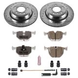 Power Stop 04-10 BMW X3 Rear Z26 Street Warrior Brake Kit thumbnail 1