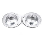 Power Stop 97-05 Acura EL Front Evolution Drilled & Slotted Rotors - Pair thumbnail 1