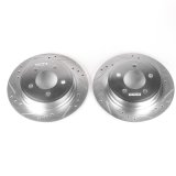 Power Stop 04-08 Chrysler Pacifica Rear Evolution Drilled & Slotted Rotors - Pair thumbnail 2