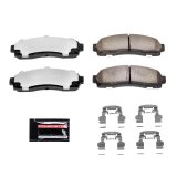 Power Stop 05-06 Chevrolet Equinox Front Z36 Truck & Tow Brake Pads w/Hardware thumbnail 1