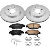 Power Stop 03-05 Honda Civic Front Z17 Evolution Geomet Coated Brake Kit thumbnail 1