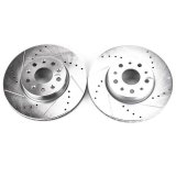 Power Stop 16-19 Chevrolet Camaro Front Evolution Drilled & Slotted Rotors - Pair thumbnail 3