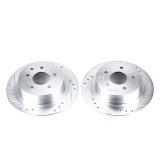 Power Stop 02-18 Nissan Altima Rear Evolution Drilled & Slotted Rotors - Pair thumbnail 2