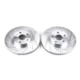 Power Stop 03-08 Pontiac Vibe Front Evolution Drilled & Slotted Rotors - Pair thumbnail 1