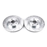 Power Stop 03-08 Pontiac Vibe Front Evolution Drilled & Slotted Rotors - Pair thumbnail 2