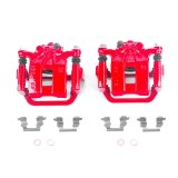 Power Stop 08-13 Nissan Rogue Rear Red Calipers w/Brackets - Pair thumbnail 2