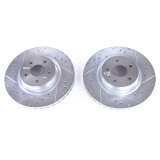 Power Stop 12-18 Tesla Model S Front Evolution Drilled & Slotted Rotors - Pair thumbnail 1