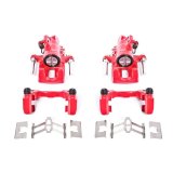 Power Stop 01-05 Acura EL Rear Red Calipers w/Brackets - Pair thumbnail 2
